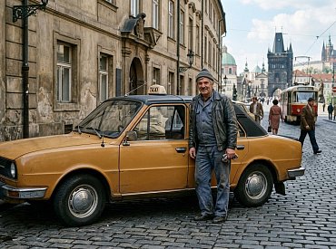 Před rokem 1989 taxikařil s obyčejnou „stodvacítkou“. I tak si vydělal na barák