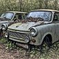 Stovky opuštěných Trabantů a Wartburgů si před rokem 1989 rozebrali Češi